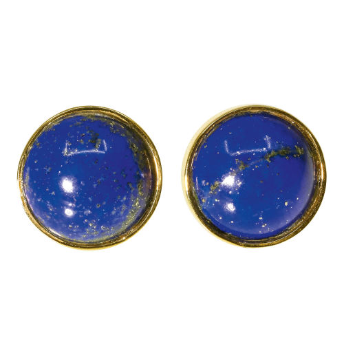 LAPISLAZULI-OHRSTECKER : (DOBIASCHOFSKY AUKTIONEN AG)