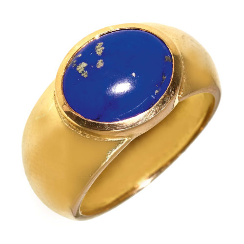 LAPISLAZULI-RING : (DOBIASCHOFSKY AUKTIONEN AG)