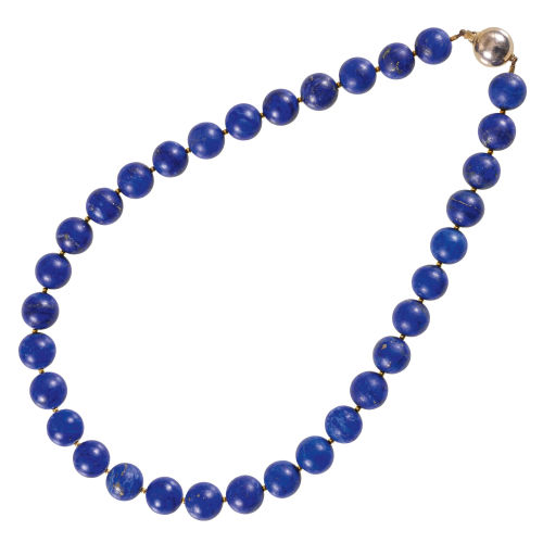 LAPISLAZULI-COLLIER : (DOBIASCHOFSKY AUKTIONEN AG)