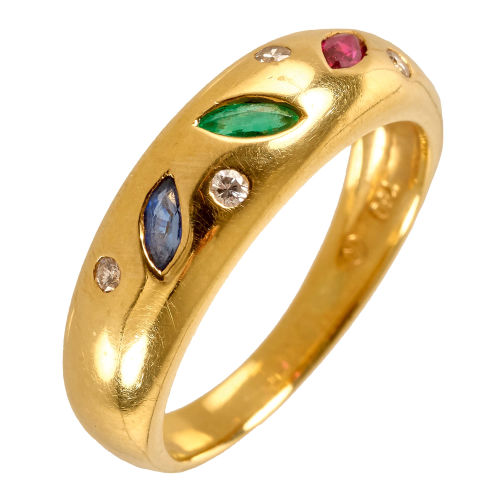 EDELSTEIN-RING : (DOBIASCHOFSKY AUKTIONEN AG)