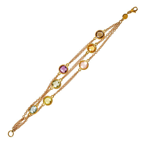 HALBEDELSTEIN-BRACELET : (DOBIASCHOFSKY AUKTIONEN AG)