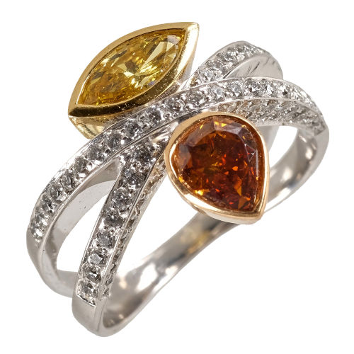 DIAMANT-BRILLANT-RING : (DOBIASCHOFSKY AUKTIONEN AG)