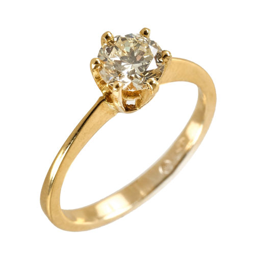 SOLITAIRE-RING : (DOBIASCHOFSKY AUKTIONEN AG)