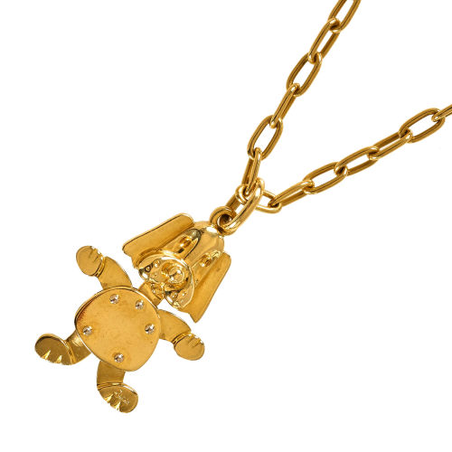 GOLD-ANH�NGER MIT KETTE : Pomellato 'Orsetto', Mailand (DOBIASCHOFSKY AUKTIONEN AG)