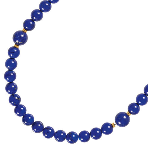 LAPISLAZULI-SAUTOIR : (DOBIASCHOFSKY AUKTIONEN AG)