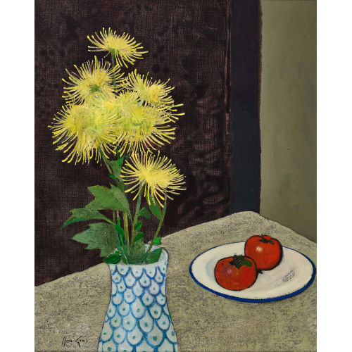 REN� GENIS : 'Les chrysanth�mes jaunes' (DOBIASCHOFSKY AUKTIONEN AG)