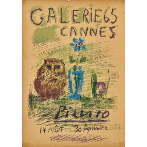 PABLO PICASSO : 'Galerie 65 Cannes 1956' (DOBIASCHOFSKY AUKTIONEN AG)