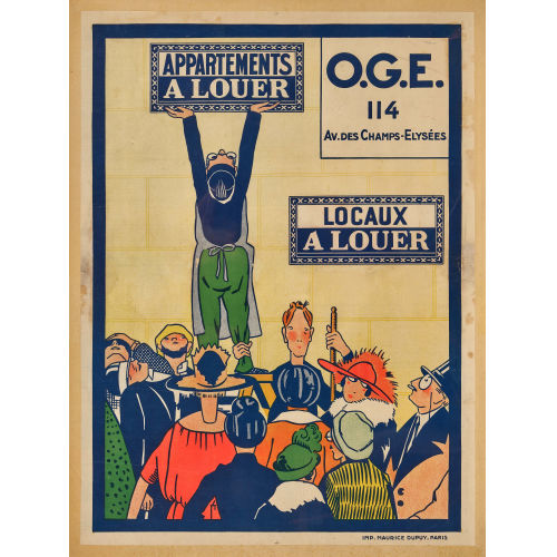 ANONYM : 'O.G.E. Appartements � louer' (DOBIASCHOFSKY AUKTIONEN AG)
