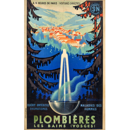 ADRIEN S�N�CHAL : 'Plombi�res Les Bains (Vosges)' (DOBIASCHOFSKY AUKTIONEN AG)