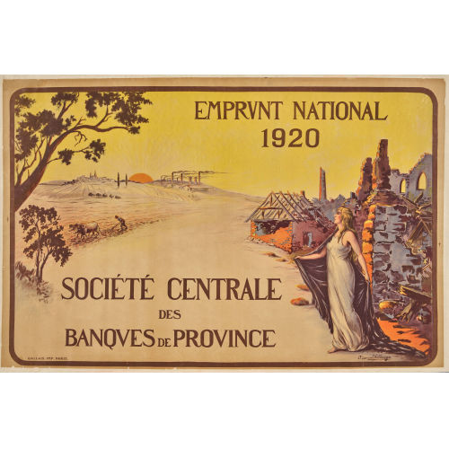 MARCEL VUILLAUME : 'Emprunt National 1920' (DOBIASCHOFSKY AUKTIONEN AG)