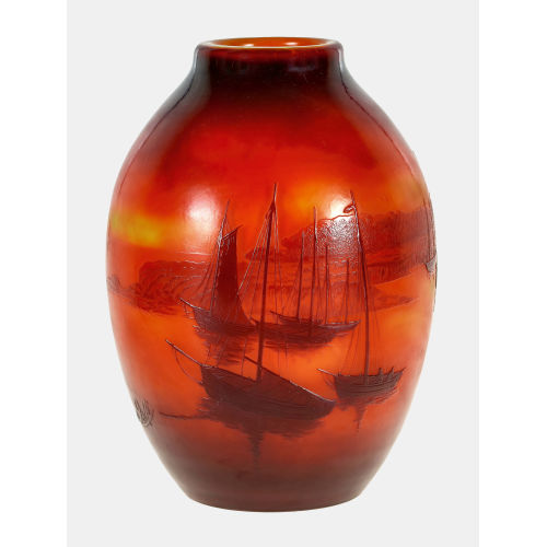 �MILE GALL� : Vase, Nancy, um 1920-1925 (DOBIASCHOFSKY AUKTIONEN AG)
