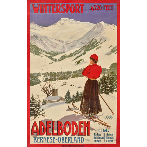 CARLO PELLEGRINI : 'Adelboden' (DOBIASCHOFSKY AUKTIONEN AG)