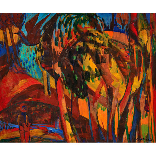 ROLF D�RIG : Waldlandschaft (DOBIASCHOFSKY AUKTIONEN AG)