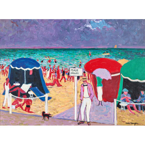 ELMYR DE HORY : La plage (DOBIASCHOFSKY AUKTIONEN AG)