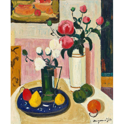 GEORGES BORGEAUD : 'Les deux vases de pivoine' (DOBIASCHOFSKY AUKTIONEN AG)