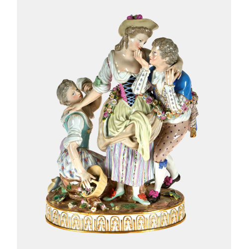 FIGURENGRUPPE : Meissen, um 1860-1924 (K�nigliche Porzellan Manufaktur) (DOBIASCHOFSKY AUKTIONEN AG)