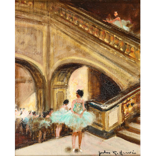 JULES REN� HERV� : Les ballerines (DOBIASCHOFSKY AUKTIONEN AG)