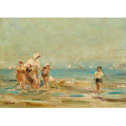 FRANCESCO PAOLO MICHETTI : La famiglia al mare (DOBIASCHOFSKY AUKTIONEN AG)