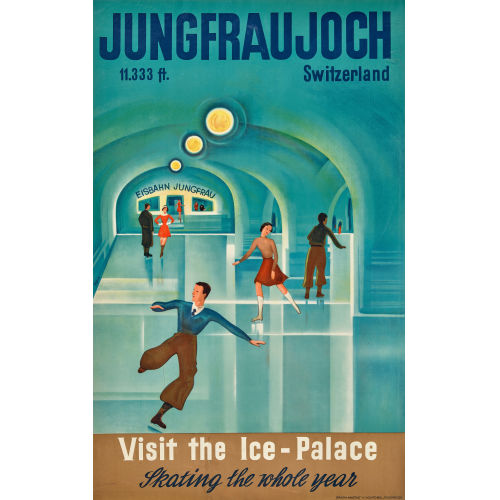 HANS TH�NI : 'Jungfraujoch - Visit the Ice-Palace' (DOBIASCHOFSKY AUKTIONEN AG)