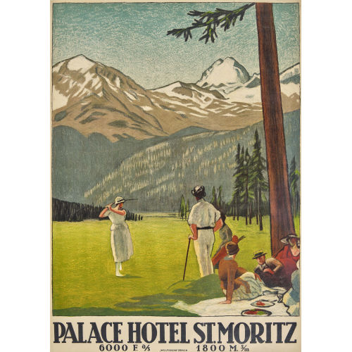 EMIL CARDINAUX : 'Palace Hotel St. Moritz' (DOBIASCHOFSKY AUKTIONEN AG)