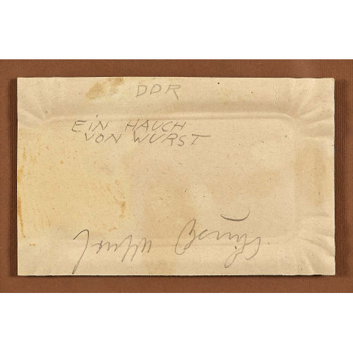 JOSEPH BEUYS : 'DDR. Ein Hauch von Wurst' (DOBIASCHOFSKY AUKTIONEN AG)