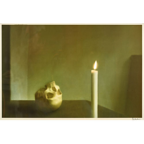 GERHARD RICHTER : Kerze mit Totensch�del (DOBIASCHOFSKY AUKTIONEN AG)