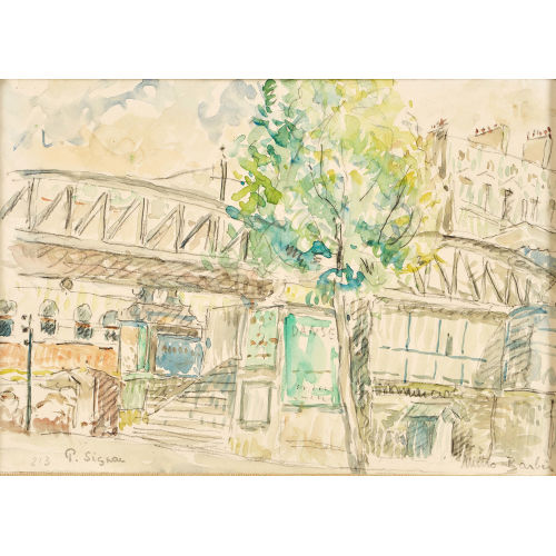 PAUL SIGNAC : 'M�tro Barb�s' (DOBIASCHOFSKY AUKTIONEN AG)