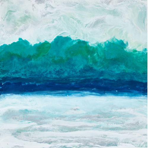 ANNA ACHILLEOS-ST�UBLI : Encaustic Seascape (DOBIASCHOFSKY AUKTIONEN AG)
