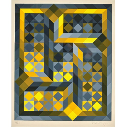 VICTOR VASARELY : 'Tridim H' (DOBIASCHOFSKY AUKTIONEN AG)