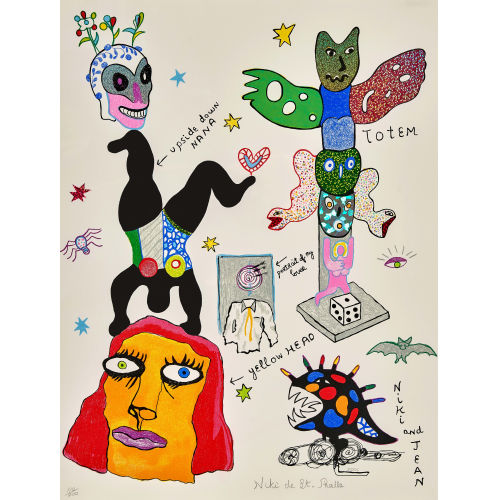NIKI DE SAINT PHALLE : 'Totem' (DOBIASCHOFSKY AUKTIONEN AG)