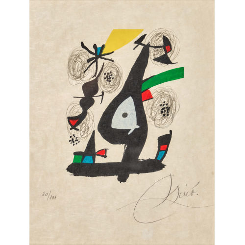 JOAN MIR� : 'La m�lodie acide' (DOBIASCHOFSKY AUKTIONEN AG)