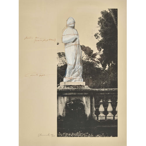 CHRISTO) CHRISTO (EIGTL. JAVACHEFF : 'Wrapped Venus, Project for Villa Borghese, Rom' (DOBIASCHOFSKY AUKTIONEN AG)