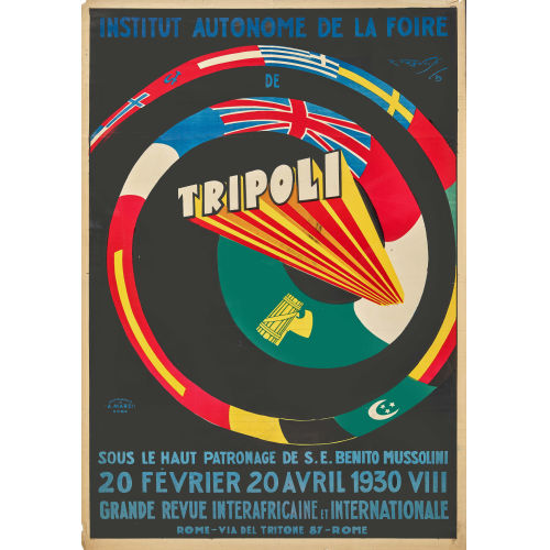 R. FRANCIJI : 'Institut Autonome de la Foire Tripoli 1930' (DOBIASCHOFSKY AUKTIONEN AG)