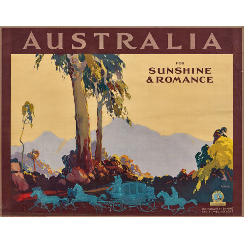 JAMES NORTHFIELD : 'Australia for sunshine & romance' (DOBIASCHOFSKY AUKTIONEN AG)