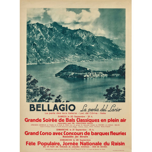 ANONYM : 'Bellagio - La perala del Lario' (DOBIASCHOFSKY AUKTIONEN AG)