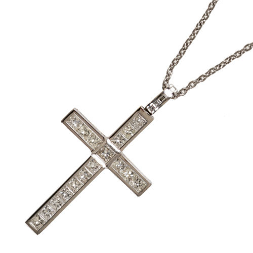 DIAMANT-ANH�NGER MIT KETTE : T�nnler, Z�rich (DOBIASCHOFSKY AUKTIONEN AG)