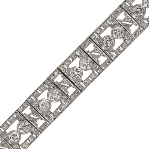 DIAMANT-BRACELET : (DOBIASCHOFSKY AUKTIONEN AG)