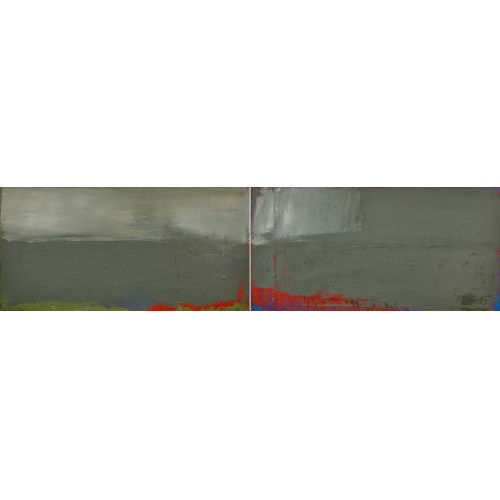 JEAN-PIERRE SCHNEIDER : 'Ostende'. Diptyque (DOBIASCHOFSKY AUKTIONEN AG)