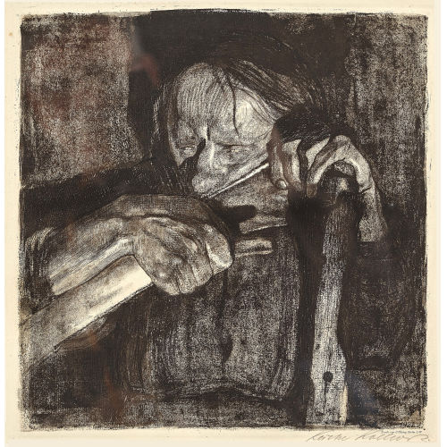 K�THE KOLLWITZ : 'Beim Dengeln' (DOBIASCHOFSKY AUKTIONEN AG)