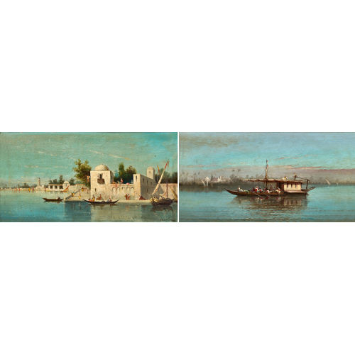 INO�L : Orientalische Flusslandschaften. Gegenst�cke (DOBIASCHOFSKY AUKTIONEN AG)