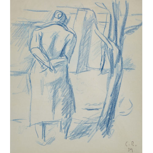 CARL ROESCH : Frau von hinten (DOBIASCHOFSKY AUKTIONEN AG)