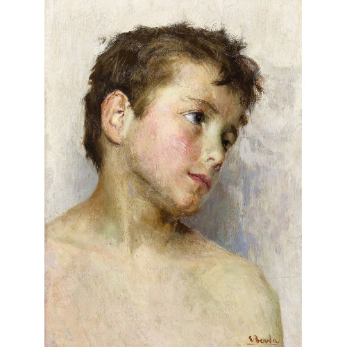 EDOARDO BERTA : Portr�t eines Knaben (DOBIASCHOFSKY AUKTIONEN AG)
