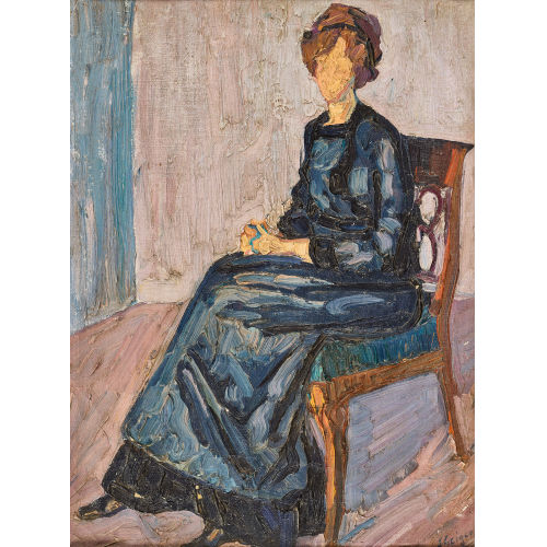 ERNST SAMUEL GEIGER : 'Dame in Schwarz' (DOBIASCHOFSKY AUKTIONEN AG)