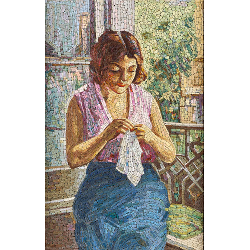 MOSAIKARBEIT : Vatikanstadt, 20. Jh. (Studio del Mosaico Vaticano) (DOBIASCHOFSKY AUKTIONEN AG)