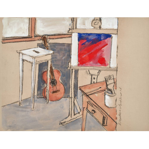 WALTER (AUCH H�TTI) HAETTENSCHWEILER : Im Atelier (DOBIASCHOFSKY AUKTIONEN AG)