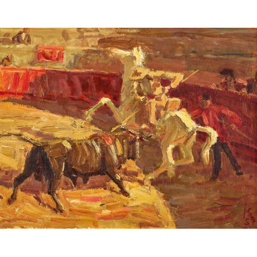 IGNAZ EPPER : Der Stierkampf (DOBIASCHOFSKY AUKTIONEN AG)