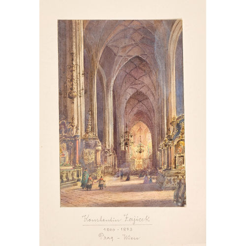 KARL WENZEL ZAJICEK : Der Stephansdom in Wien (DOBIASCHOFSKY AUKTIONEN AG)