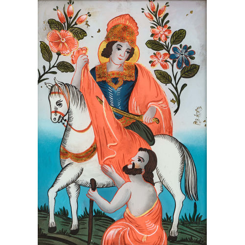 HINTERGLASBILD : Sandl (Ober�sterreich), 19. Jh (DOBIASCHOFSKY AUKTIONEN AG)