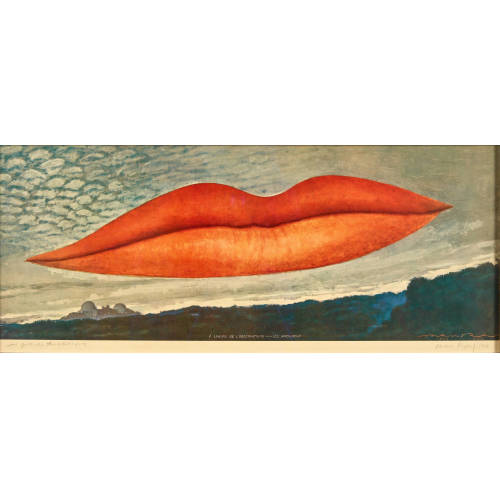 EMMANUEL) MAN RAY (EIGTL. RADNITZKY : 'A l'heure de l'observation - Les amoureux' (DOBIASCHOFSKY AUKTIONEN AG)