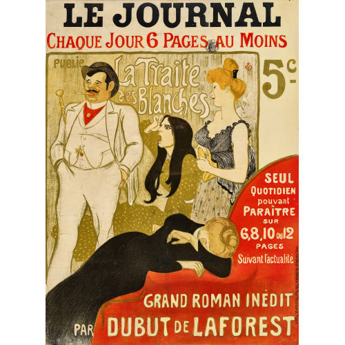 CHRISTIAN GOTTLIEB (GEN. TH�OPHILE) STEINLEN : 'Le Journal' (DOBIASCHOFSKY AUKTIONEN AG)